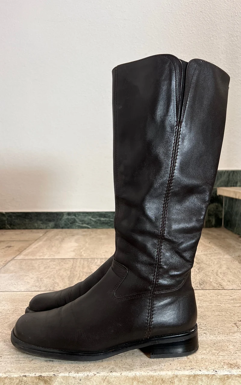 Vintage Gabor Boots Darkbrown 39