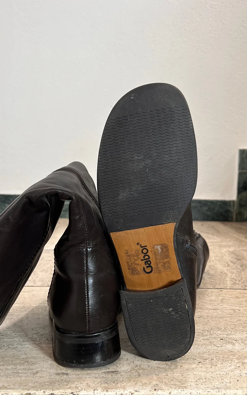 Vintage Gabor Boots Darkbrown 39