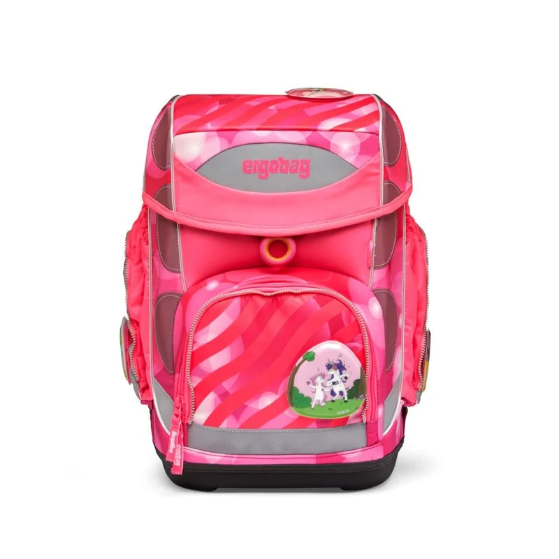 Schulrucksack Set Cubo 5tlg. Kuntbärbuntes Einhorn Neo Edition Pink