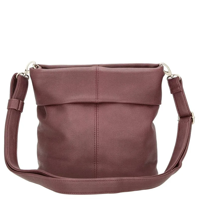 Zwei Mademoiselle M8 - Schultertasche 25 cm nubuk-ink