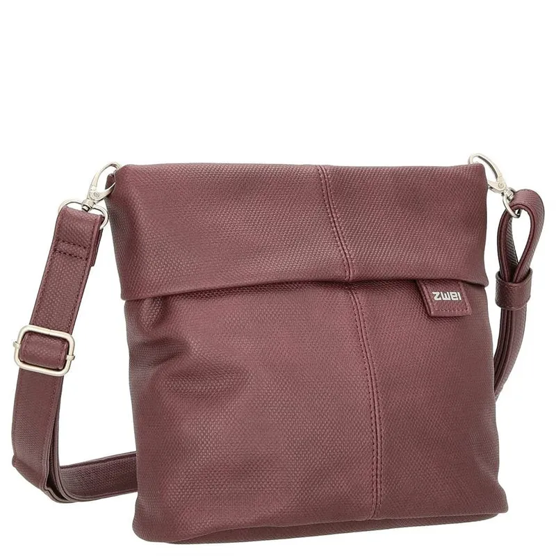 Zwei Mademoiselle M8 - Schultertasche 25 cm nubuk-ink