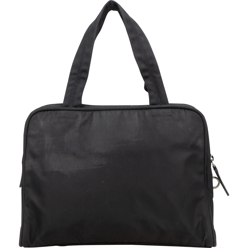 Prada Black Nylon Triangle Handbag