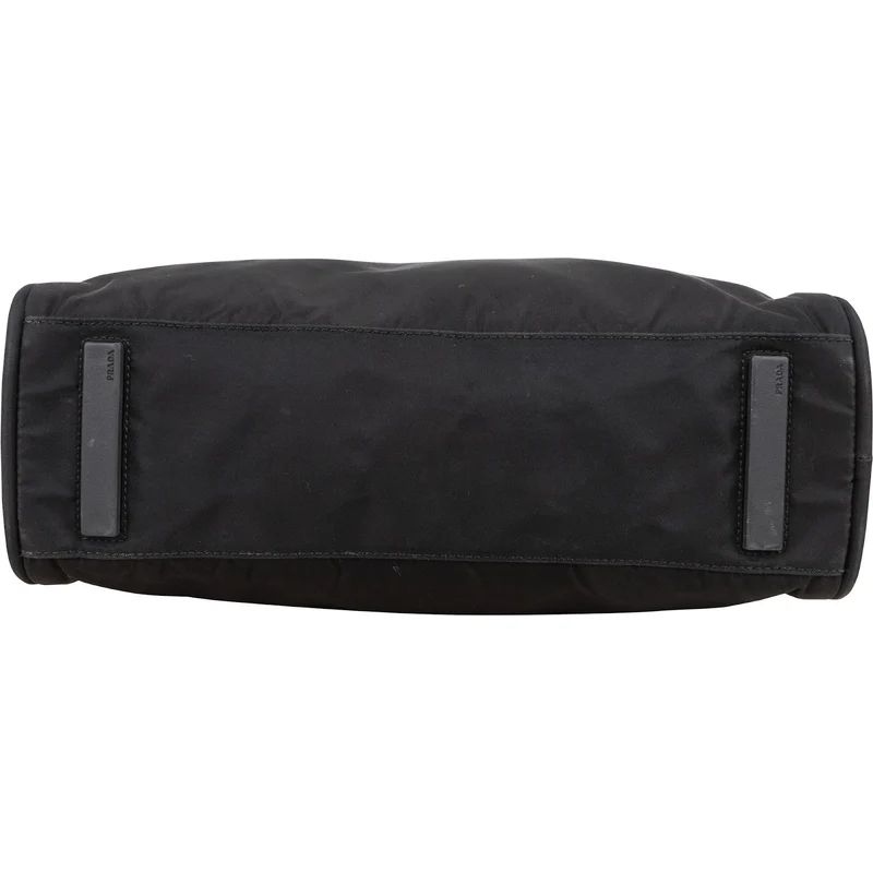 Prada Black Nylon Triangle Handbag