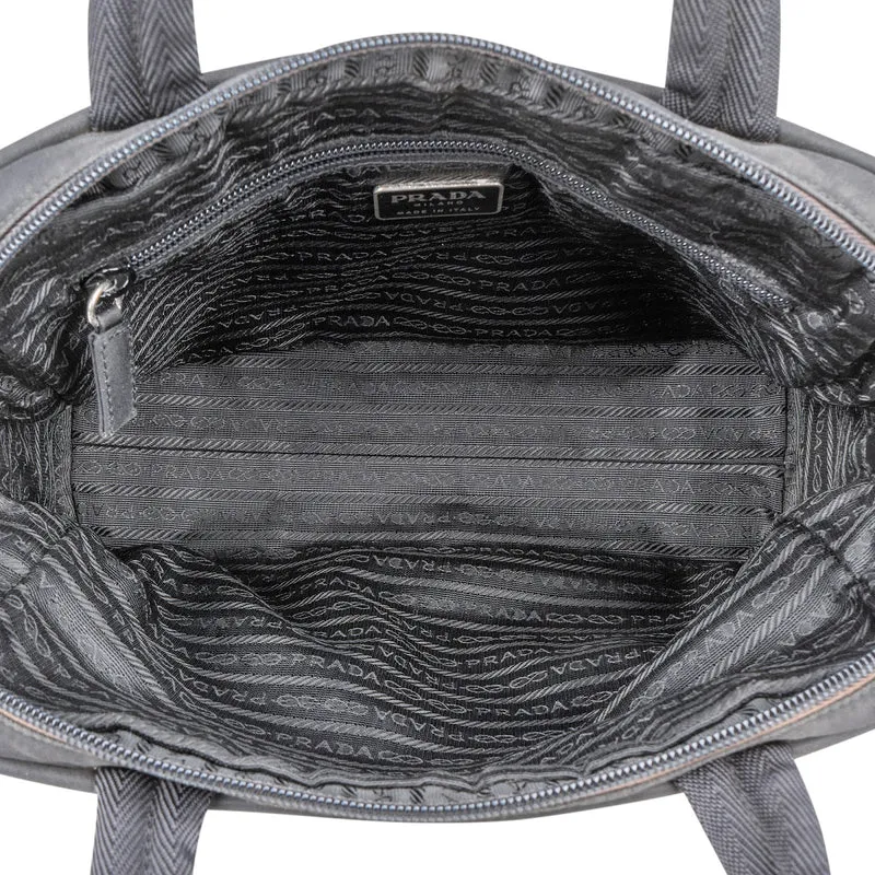 Prada Black Nylon Triangle Handbag