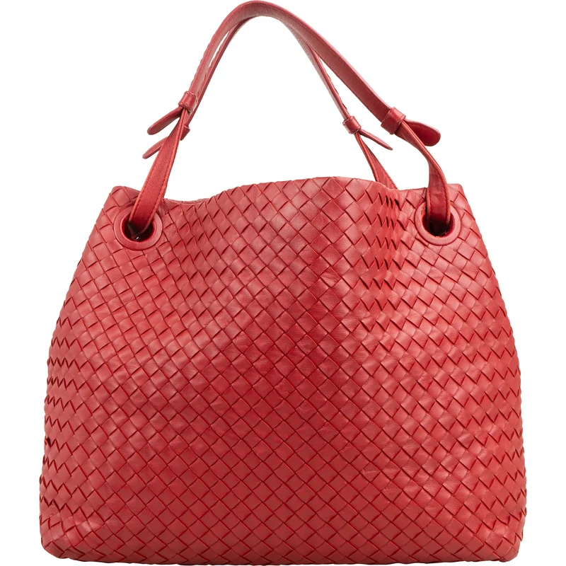 Bottega Veneta Intrecciato Leather Garda Tote Handbag