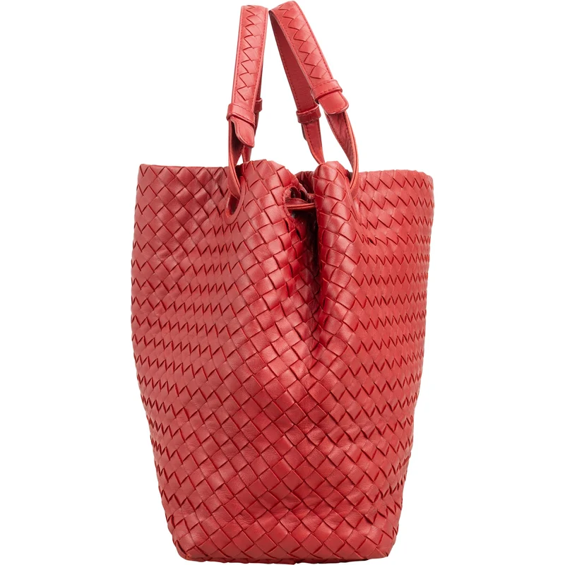 Bottega Veneta Intrecciato Leather Garda Tote Handbag