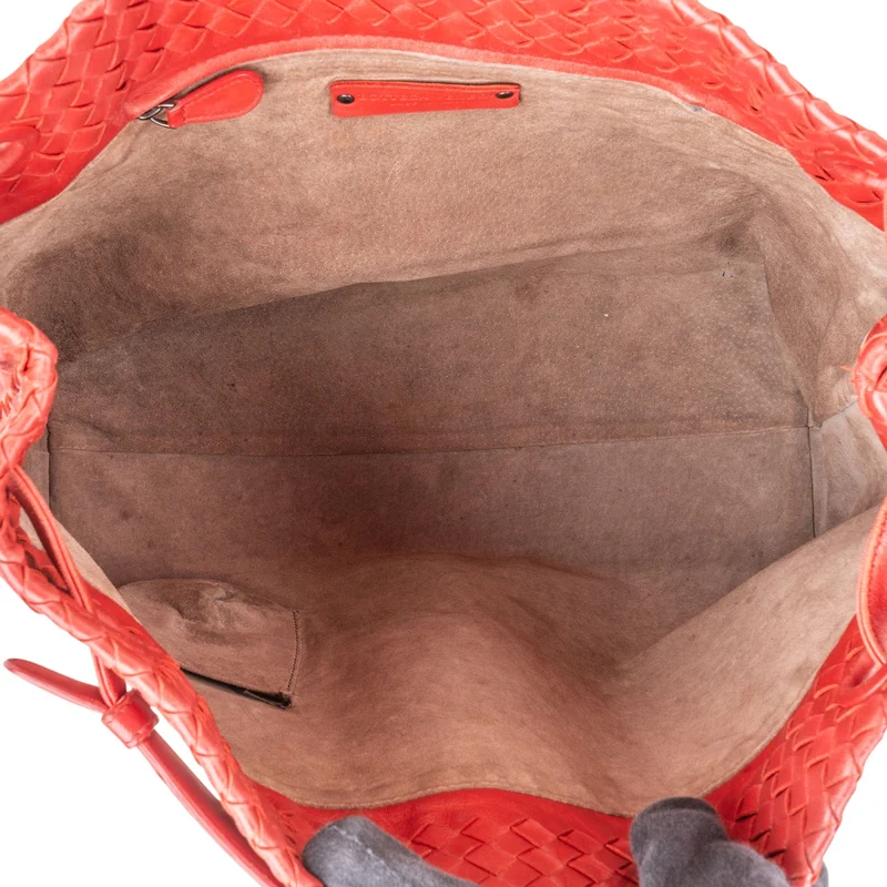 Bottega Veneta Intrecciato Leather Garda Tote Handbag