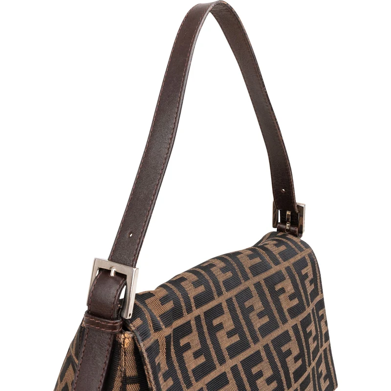 Fendi Monogram FF Mamma Baguette Shoulder Bag