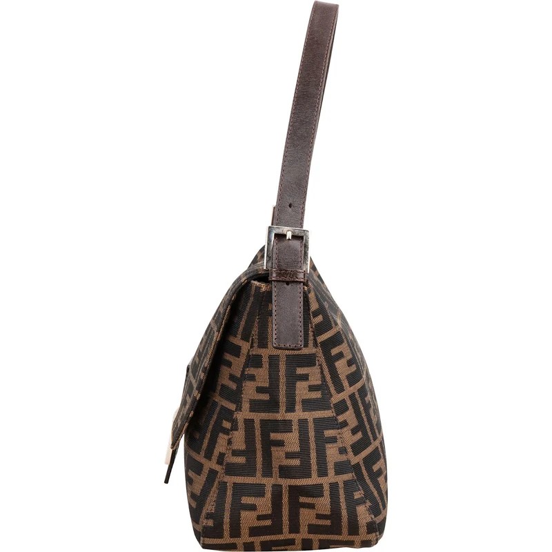 Fendi Monogram FF Mamma Baguette Shoulder Bag