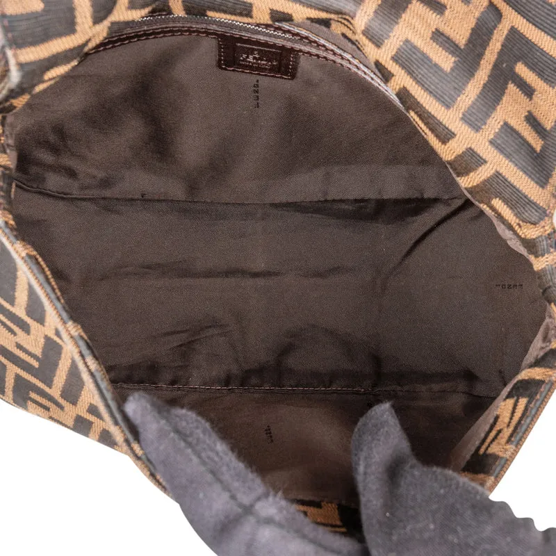 Fendi Monogram FF Mamma Baguette Shoulder Bag