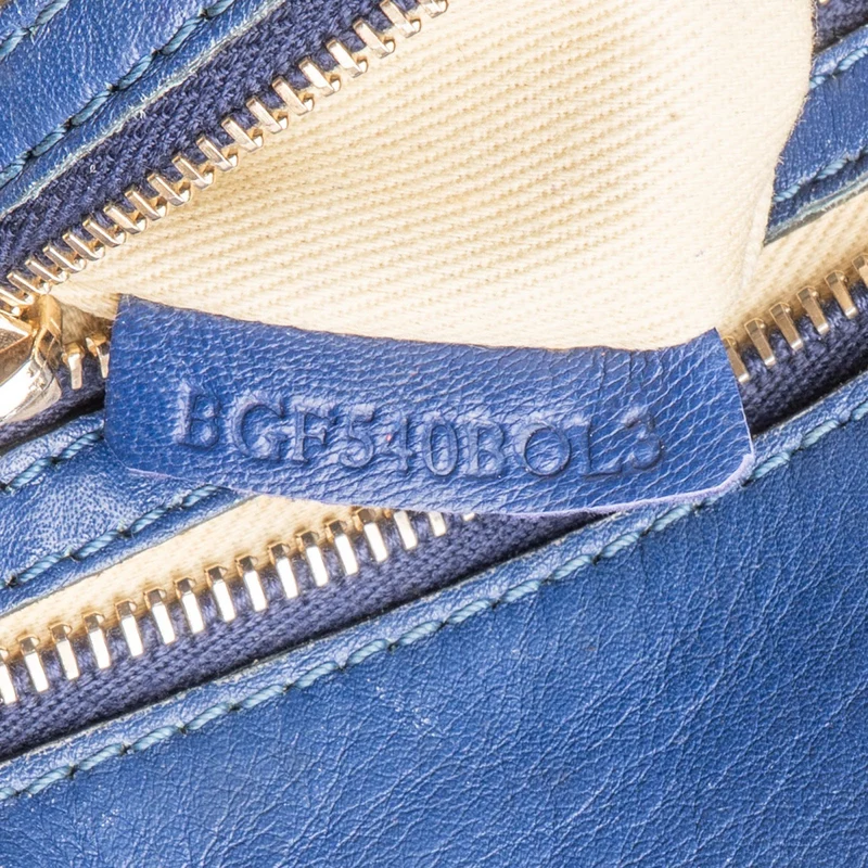 Valentino Garavani Blue Leather Small Rockstud Handbag