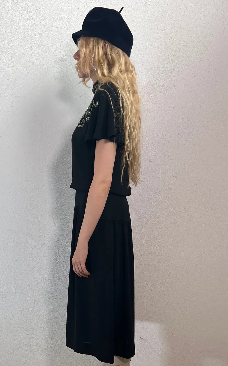 Vintage Yvette Paris Sequin Dress