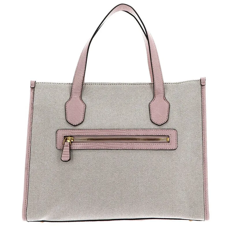Guess Damen Handtasche G Status Tote Natural / Light Rose HWWK9198220NLR