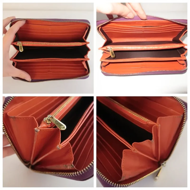 Dior Patent Leather Violet Wallet