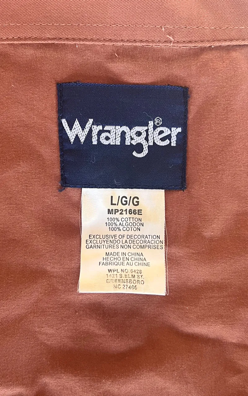 Vintage MENS 70s Wrangler Button Down Shirt