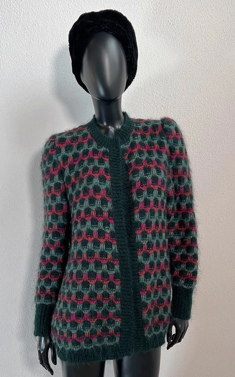 Vintage Escada Scallop Cardigan