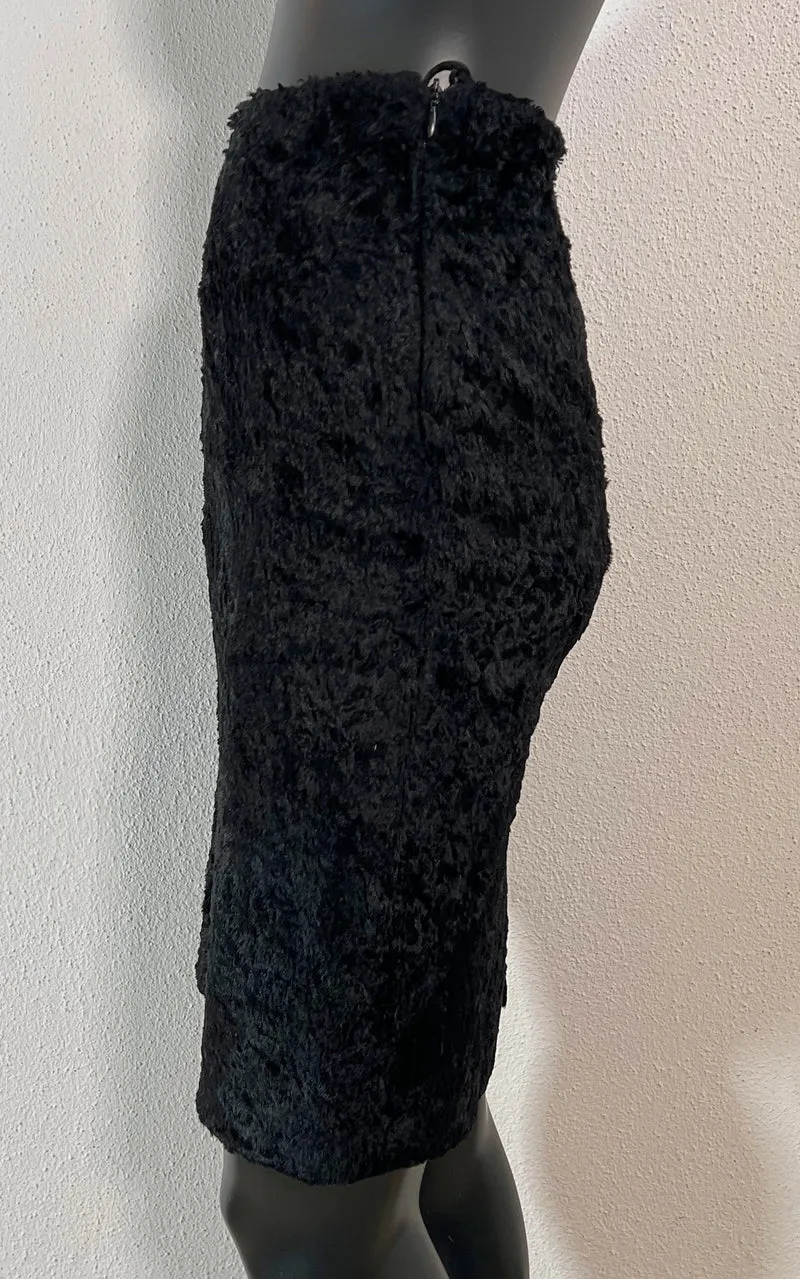 Vintage Philosophie by Alberta Ferretti Fake Fur Skirt