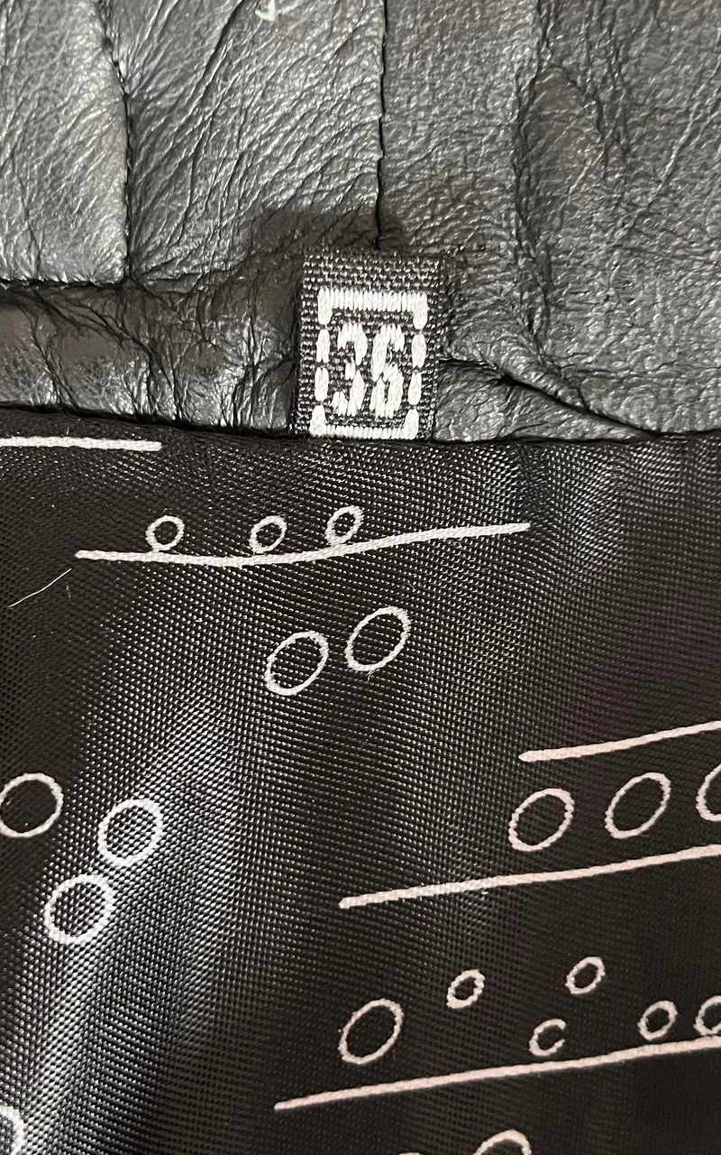 Vintage 90s Leather Skirt