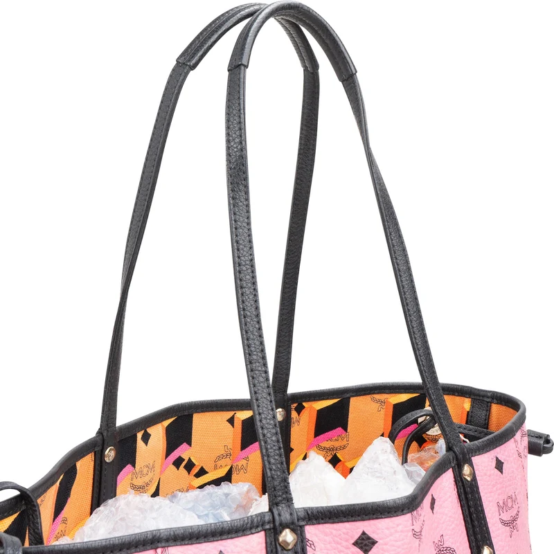 MCM Monogram Visetos Leather Reversible Liz Shopper Shoulder Bag