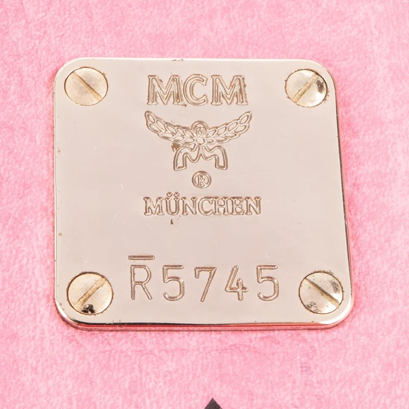 MCM Monogram Visetos Leather Reversible Liz Shopper Shoulder Bag
