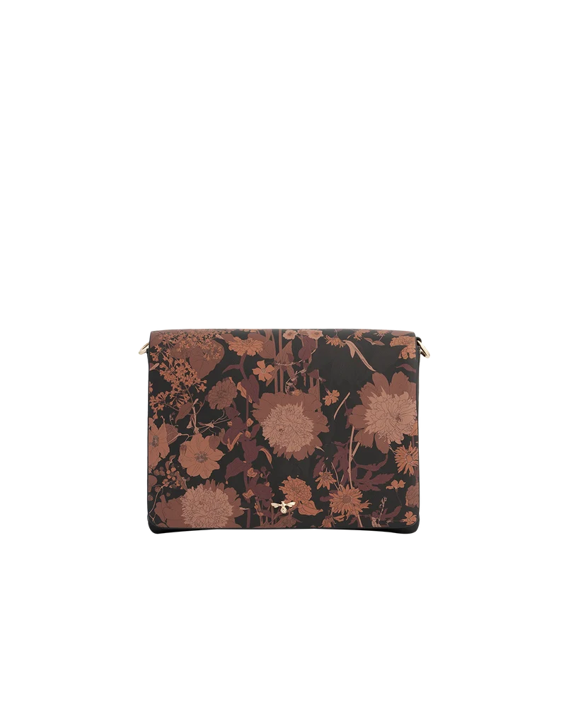 Deco Blooms Black Crossbody