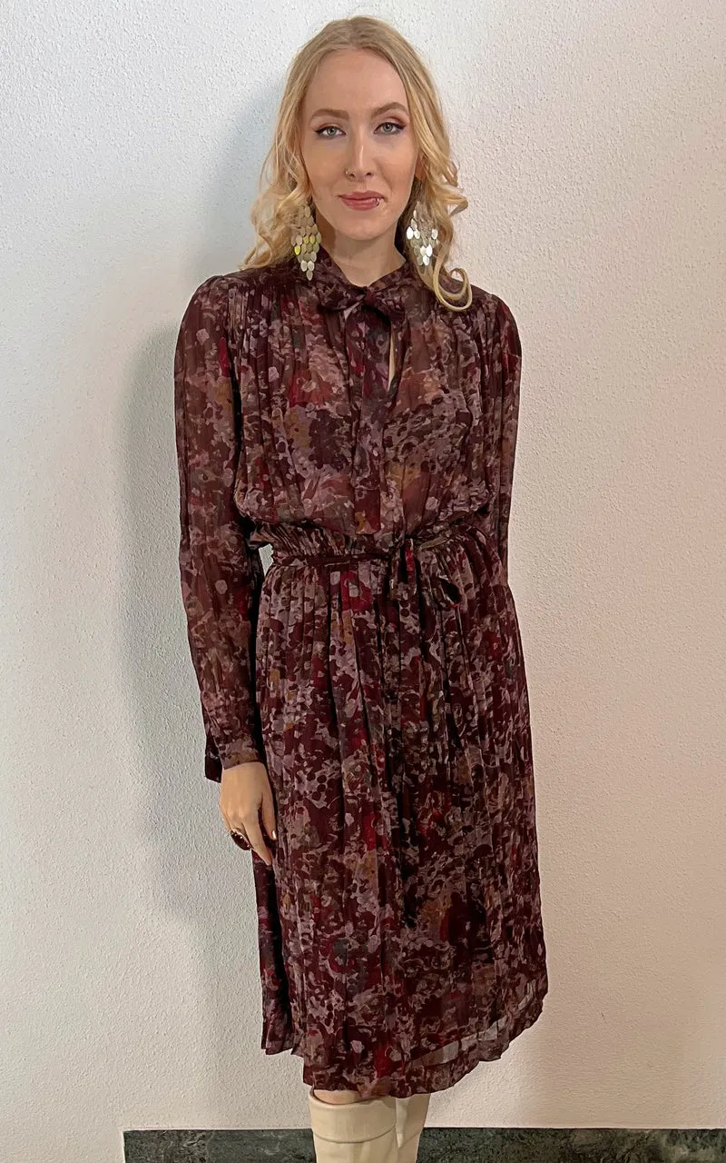 Vintage Pussy Bow Dress