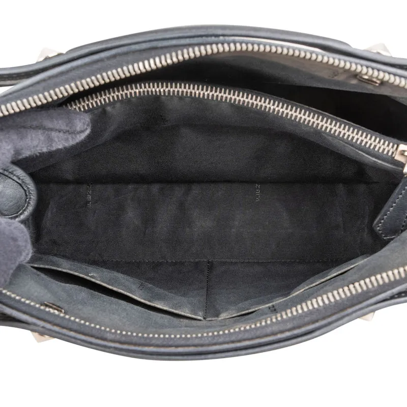 Fendi Black Leather By The Way Shoulder Handbag