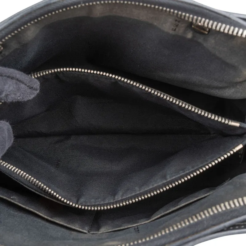 Fendi Black Leather By The Way Shoulder Handbag