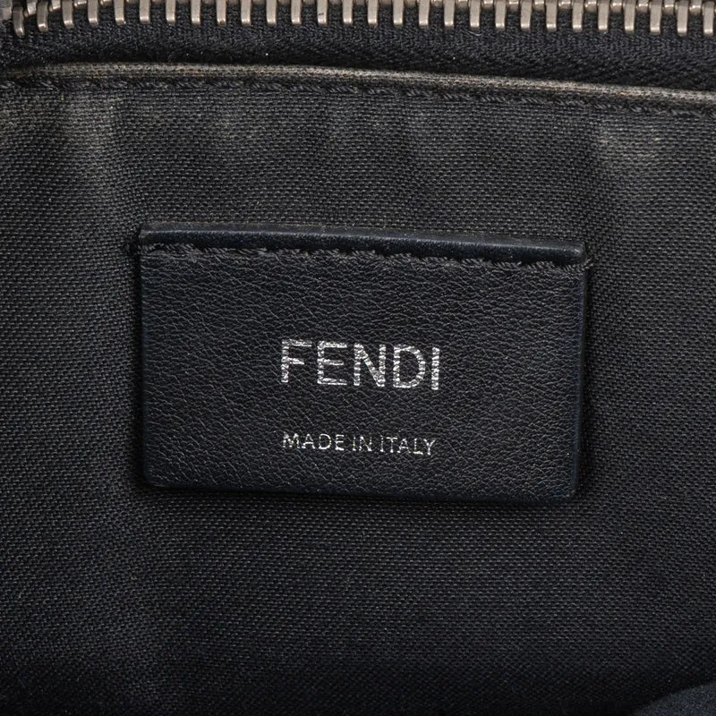 Fendi Black Leather By The Way Shoulder Handbag