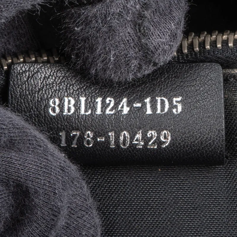 Fendi Black Leather By The Way Shoulder Handbag