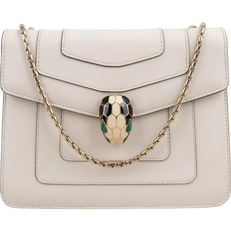 Bvlgari Calfskin Serpenti Forever Small Crossbody Bag