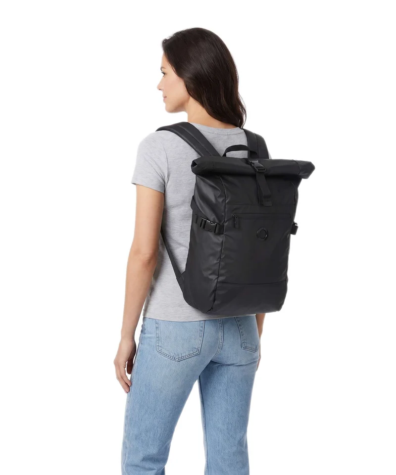 Delsey Paris Element 2.0 Rolltop Rucksack black