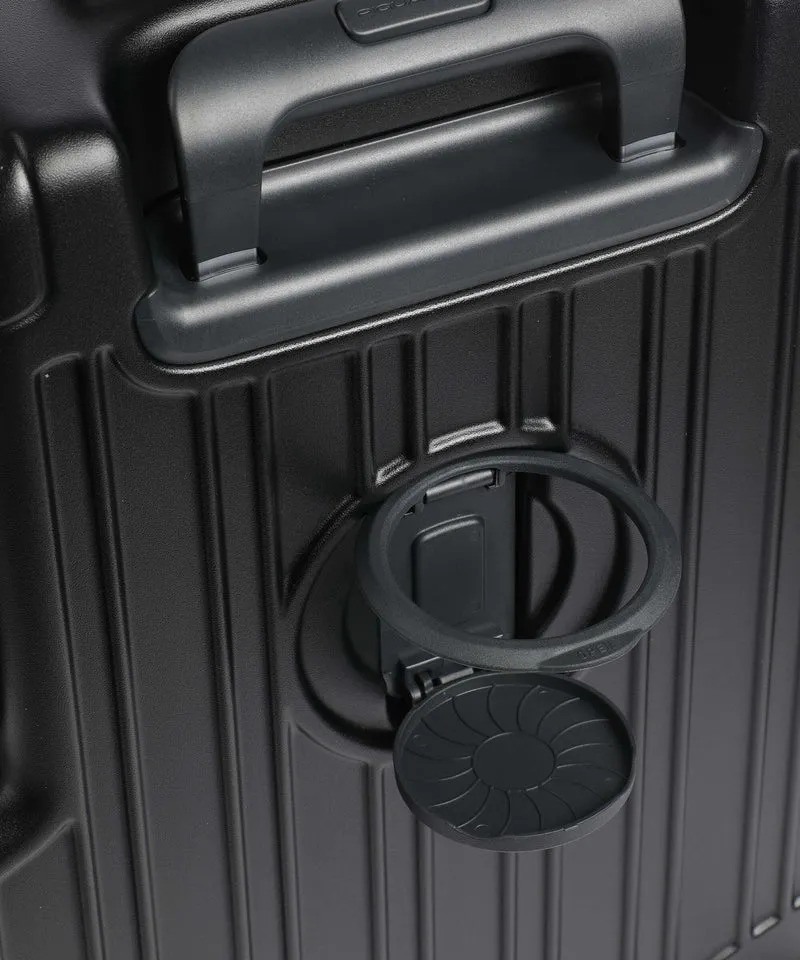 Piquadro 4-Rollen Trolley mat black