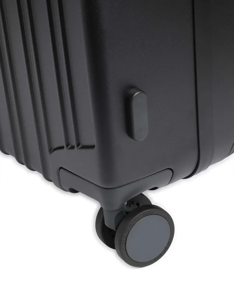 Piquadro 4-Rollen Trolley mat black
