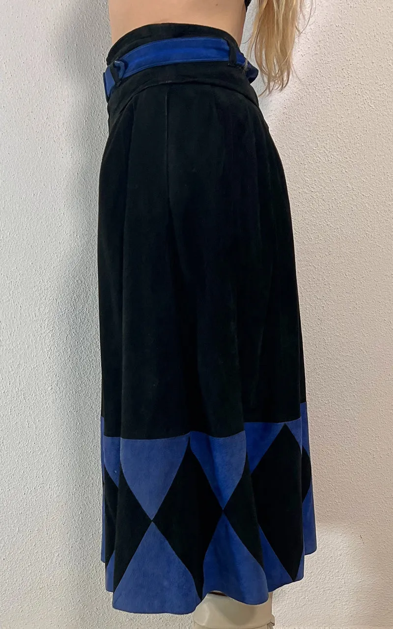 Vintage Suede Skirt