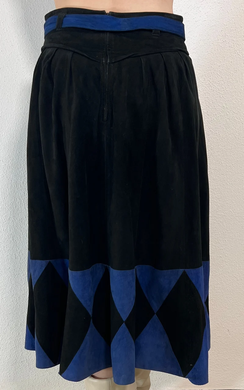Vintage Suede Skirt