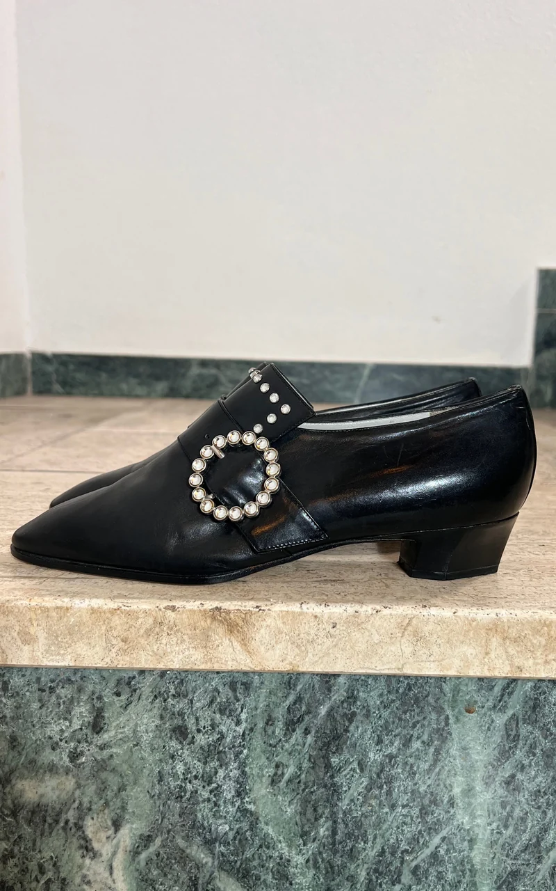 Vintage Victorian Look a Like Loafer 38