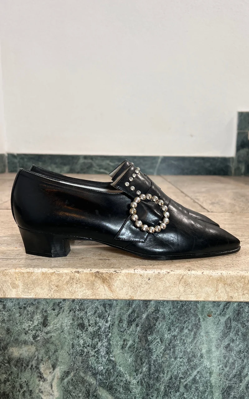 Vintage Victorian Look a Like Loafer 38