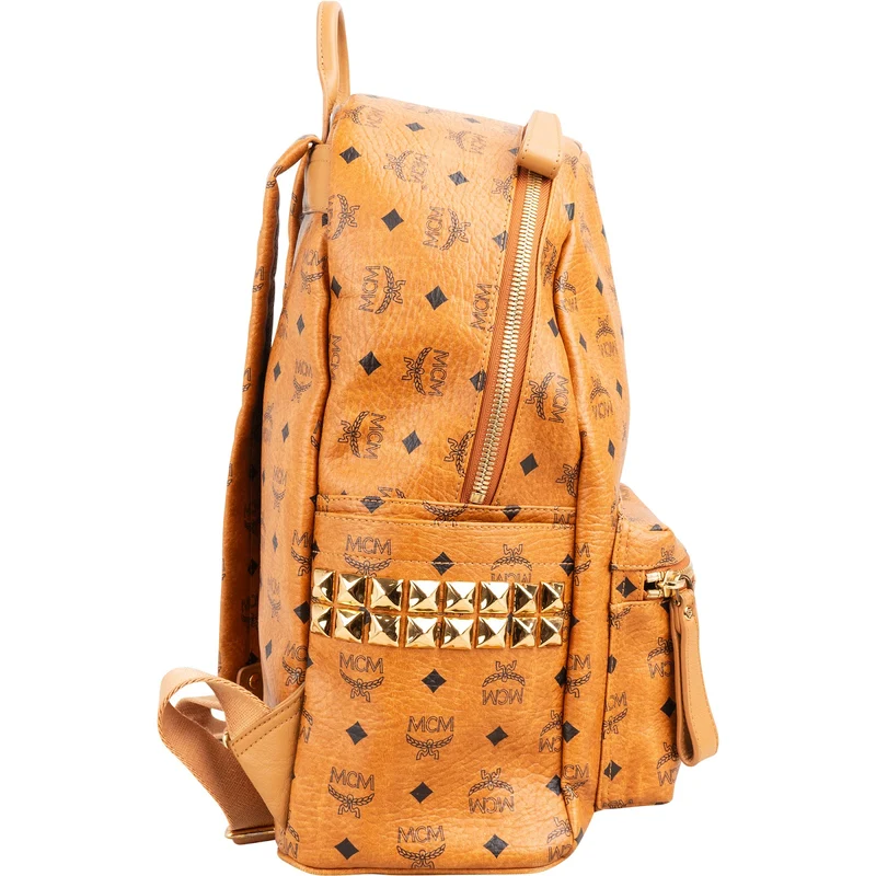 MCM Monogram Visetos Stark Side Studs Backpack
