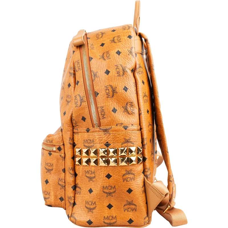 MCM Monogram Visetos Stark Side Studs Backpack