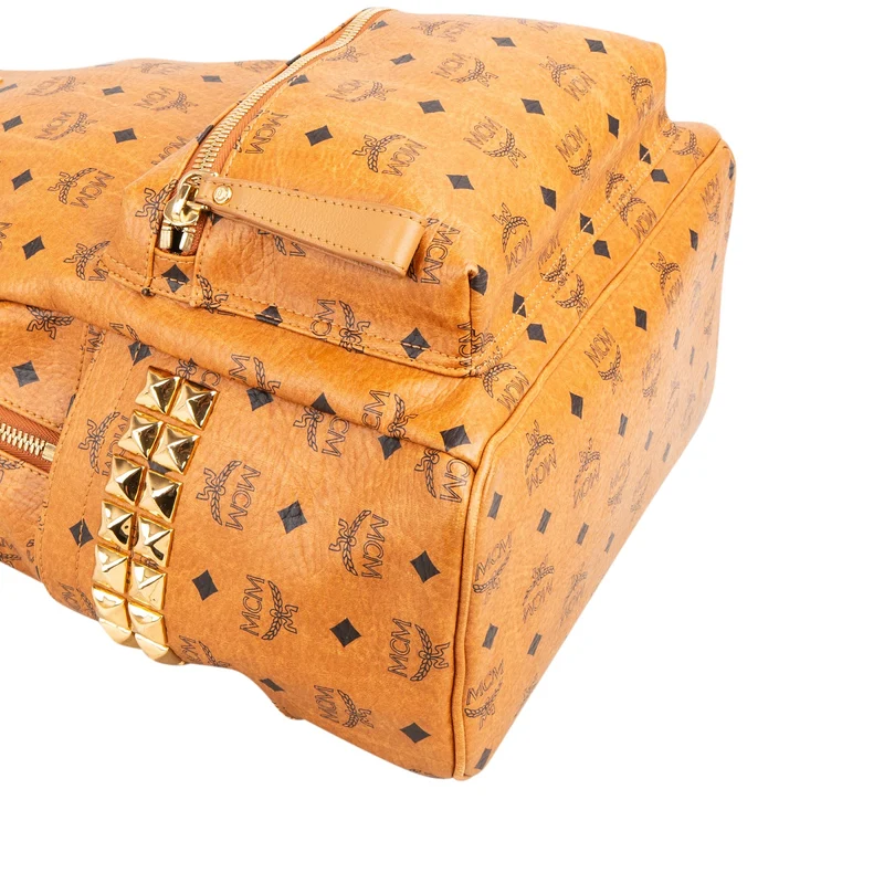 MCM Monogram Visetos Stark Side Studs Backpack