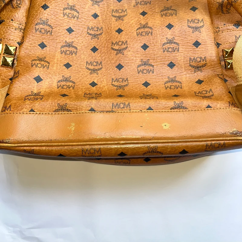MCM Monogram Visetos Stark Side Studs Backpack