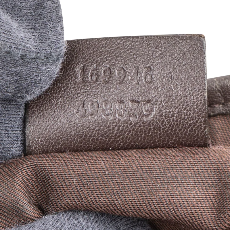Gucci Monogram GG Canvas Abbey Interlocking G Tote Shoulder Bag