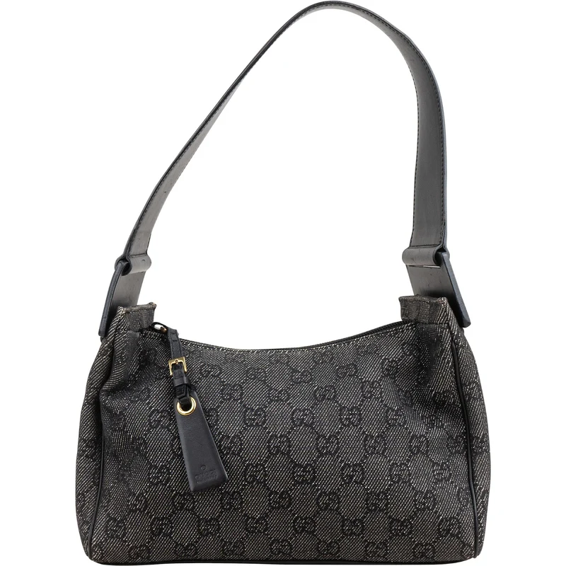 Gucci Monogram GG Denim Small Shoulder Bag