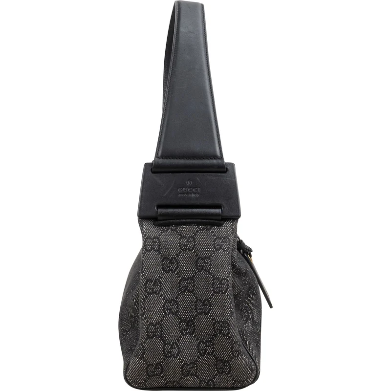 Gucci Monogram GG Denim Small Shoulder Bag