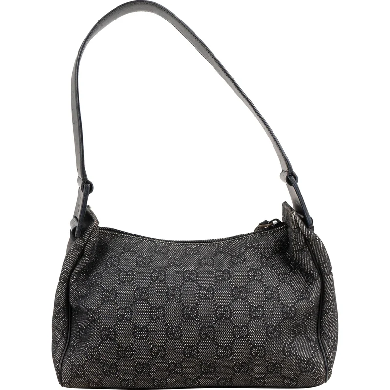 Gucci Monogram GG Denim Small Shoulder Bag