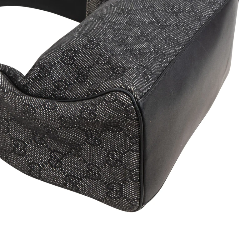 Gucci Monogram GG Denim Small Shoulder Bag