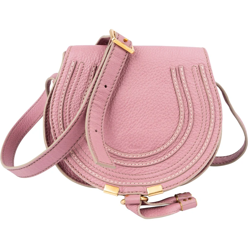 Chloé Grained Calfskin Mini Marcie Crossbody Bag
