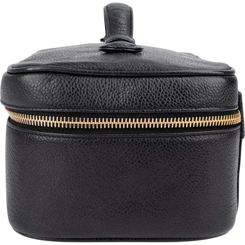 Chanel Caviar Leather Vanity Case Handbag