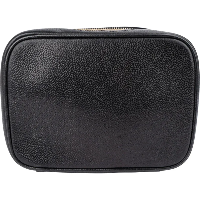 Chanel Caviar Leather Vanity Case Handbag